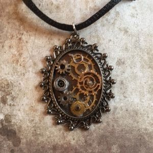 OOAK Necklace Made from Vintage/Antique Watches